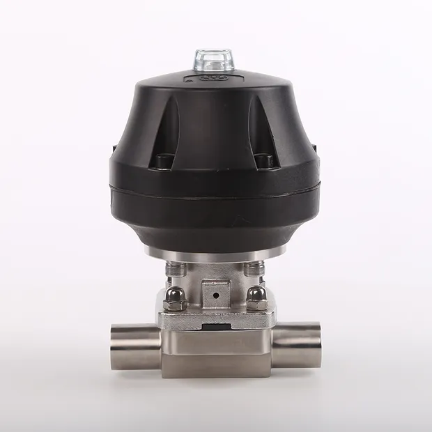 Sanitary Stainless Steel SS304/SS316L Pneumatic Diaphragm Valve