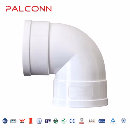 UPVC Pipe Drain Orange Gray Color 110*3.2mm